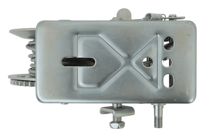 Argano manuale KNOTT 6X0017.008 per rimorchio da 900 kg con fune d'acciaio