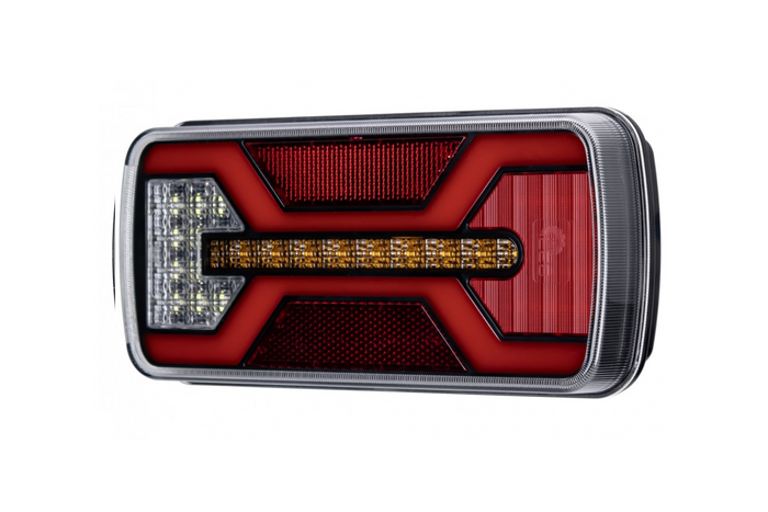 KAMAR X-SPIDER L2425 Fanale posteriore a LED 5 funzioni universale