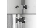 ProPlus 362622PMBK Chiusura per porta di roulotte, maniglia di fissaggio nera