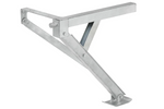 ProPlus 361510V01 supporto angolare estensibile lato anteriore sinistro/posteriore destro del rimorchio 600 kg 460 mm