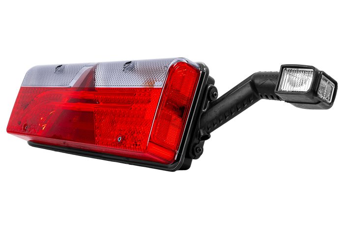 Fanale posteriore a baionetta a LED ASPÖCK EUROPOINT III 7PIN ASS2 con clacson 7 funzioni destro