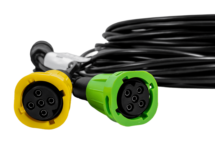 MANTES installazione elettrica, cablaggio per rimorchio barca, 9,5 m, spina a 13 pin, 2 baionette a 5 pin