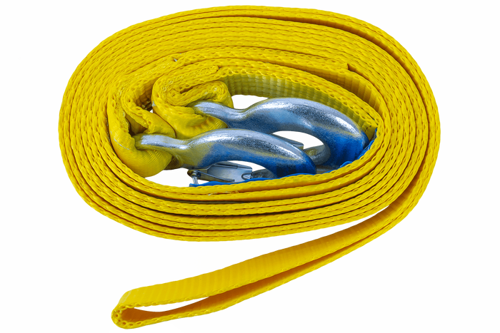 Cavo di traino con ganci UNITRAILER cinghia di traino 5m/50mm/6t giallo