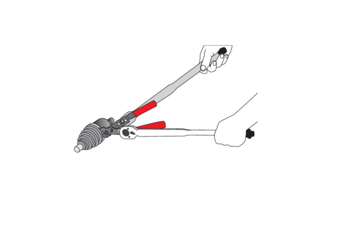 Pinza per fascette di giunzione YATO YT-0606 da 235 mm