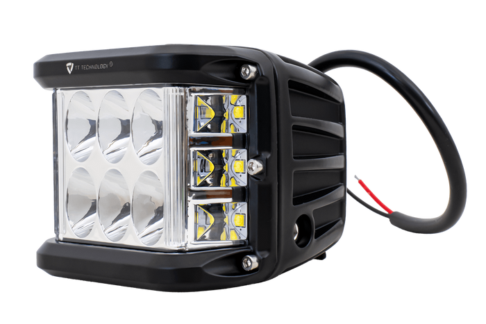 Set di due fari da lavoro a LED, riflettore TT TECHNOLOGY TT.13209 12xLED 2200lm