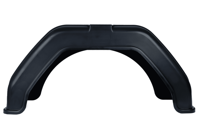 Set di due parafanghi per rimorchio da 13-14", passaruota piatti 710/200 mm