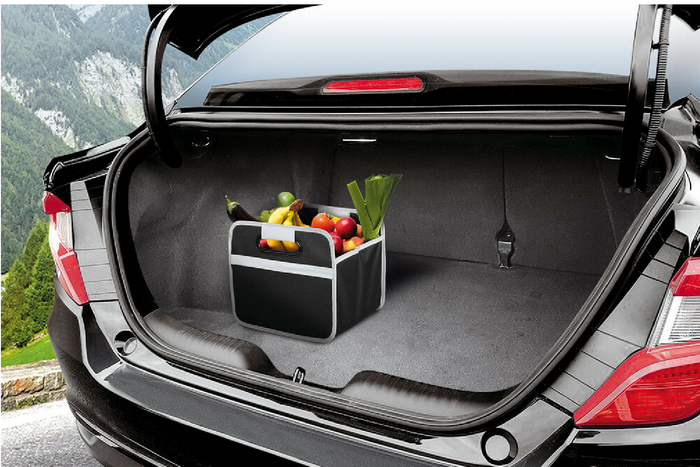 LAMPA Shop&amp;Store M organizer per auto, cestino pieghevole per bagagliaio 32x27cm