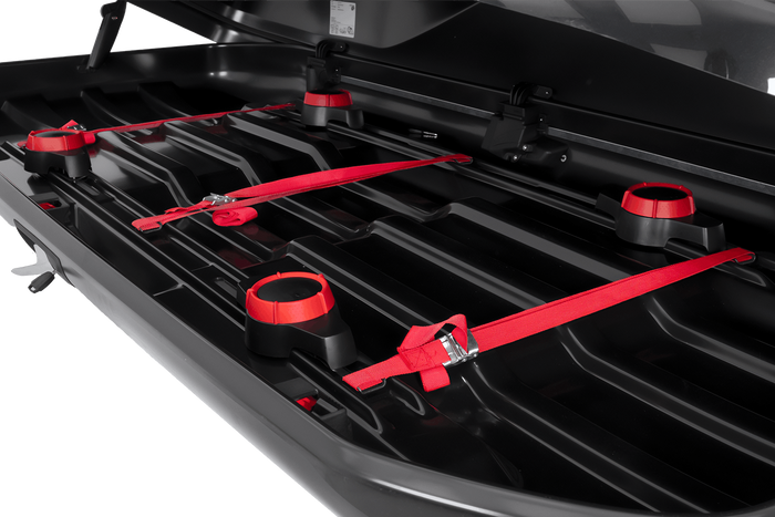 Box da tetto Atera Casar XL, nero metallizzato