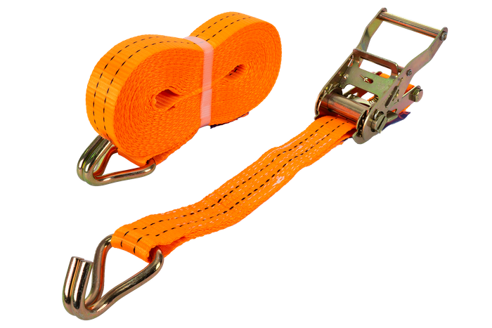 Cinghia di fissaggio UNITRAILER arancione da 10 m/35 mm/2 t con tenditore