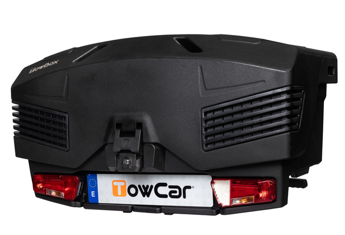 Towbox EVO urban black - portapacchi da montare sul gancio di traino