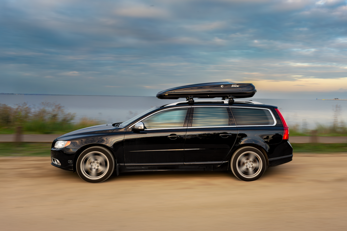 Box da tetto Inter Pack Zenith 8.6, nero metallizzato