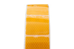 NASTRO CATARIFRANGENTE 1m x 5cm NASTRO RIFLETTENTE GIALLO DI SEGNALAZIONE
