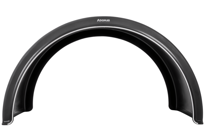 Parafango doppio per rimorchio 20-24,5" DOMAR DK1685 passaruota 1340/670mm