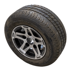 OUTLET Ruota rinforzata per rimorchio PNEUMATICO LINGLONG 195/55 R10C 98/96N CERCHIO IN ALLUMINIO UNITRAILER 6Jx10" 5x112 ET:-4