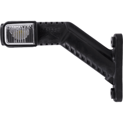Faro di posizione sinistro a LED ASPÖCK SUPERPOINT IV su braccio in gomma