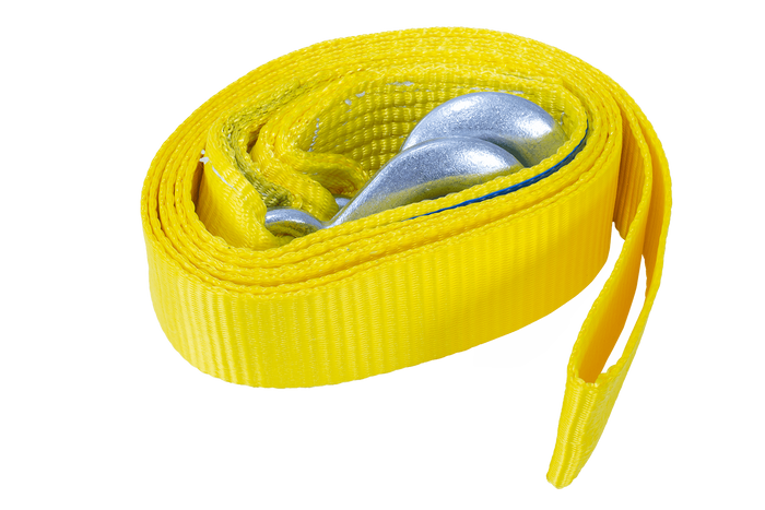 Cavo di traino con ganci UNITRAILER cinghia di traino 3m/50mm/3t giallo