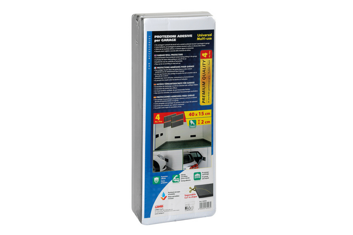Set di quattro pannelli protettivi per garage LAMPA Premium 40x15cm