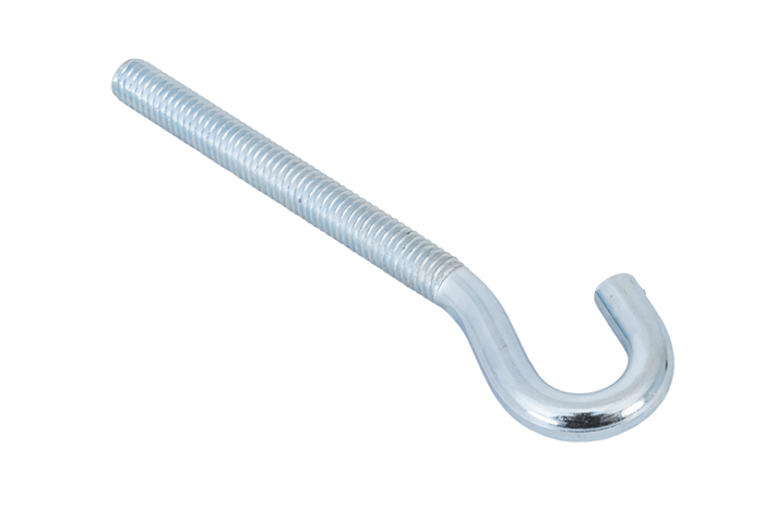 Gancio da cantiere DROMET HZ M6x80 con estremità aperta (piegata)