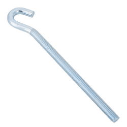 Gancio da cantiere DROMET HZ M6x120 con estremità aperta (piegata)