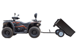 Rimorchio da giardino per trattore, quad UNITRAILER, ribaltabile, portata 225 kg, dimensioni 1030x700 mm