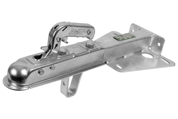 Gancio di traino AL-KO AK7 75VR per rimorchio da 750 kg con timone a V.