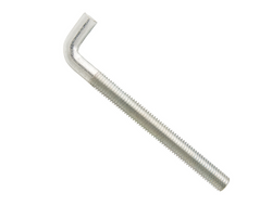 Gancio da cantiere DROMET HP M10x120 con estremità angolata (dritto)