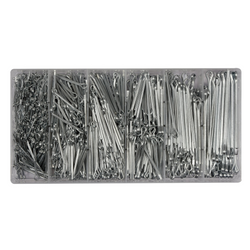 Set di coppiglie dritte YATO YT-06885, miste misure, 1000 pezzi
