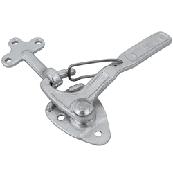 Gancio di traino destro con gancio WINTERHOFF WV 10-R + WVG 10-A chiusura completa laterale del rimorchio