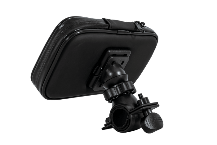 Supporto per manubrio da bicicletta PROFEX 91619 con custodia per telefono