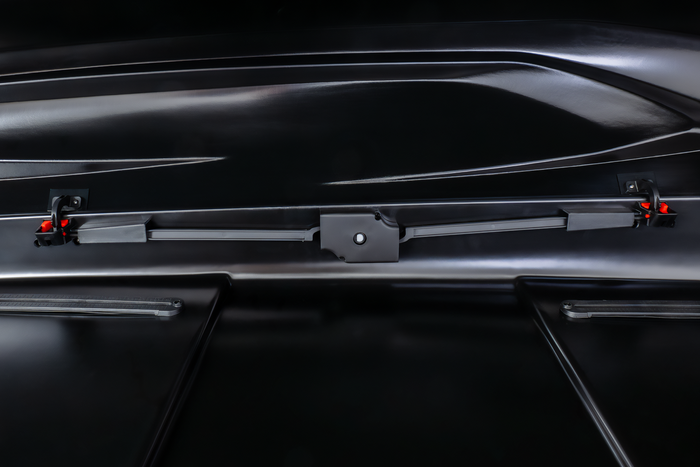 Box da tetto Inter Pack Stella 480 in kevlar nero (flexi fit G2)