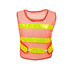 Gilet riflettente arancione HERMON XXL con velcro laterale