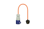 Adattatore con spina UK e presa CEE 16A ProPlus 373522, cavo da 40 cm