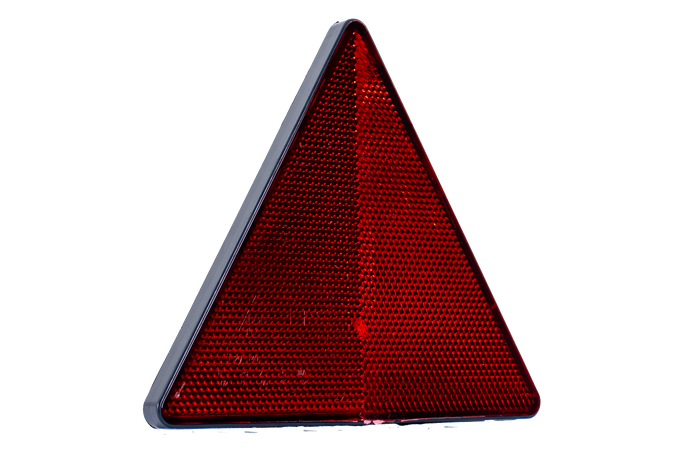 Triangolo riflettente d'emergenza DOBPLAST DPT35, rosso, 148mm