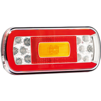 Fanale posteriore a LED FRISTOM FT-130 PM, 6 funzioni, universale