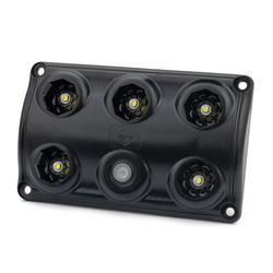 Lampada interna per auto a LED HORPOL LWD2153/CZ da 900 lm, nera, con interruttore.