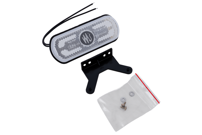 WAŚ W240 1600 LED luce di posizione universale bianca con supporto