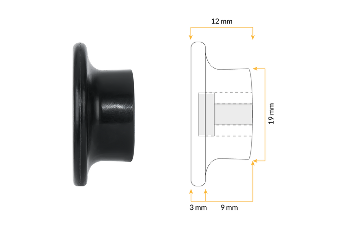 Rulli laterali per rimorchi TULPLAST per il fissaggio di coperture, reti, teloni, set da 22 pezzi