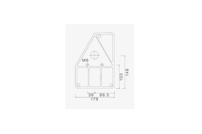 Copertura fanale posteriore ASPÖCK 18-8442-107 EARPOINT I destra