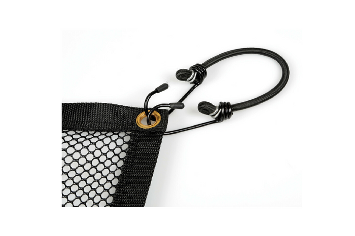Divisorio per cani LAMPA PET-2 barriera in rete fissata ai sedili anteriori 115x65cm