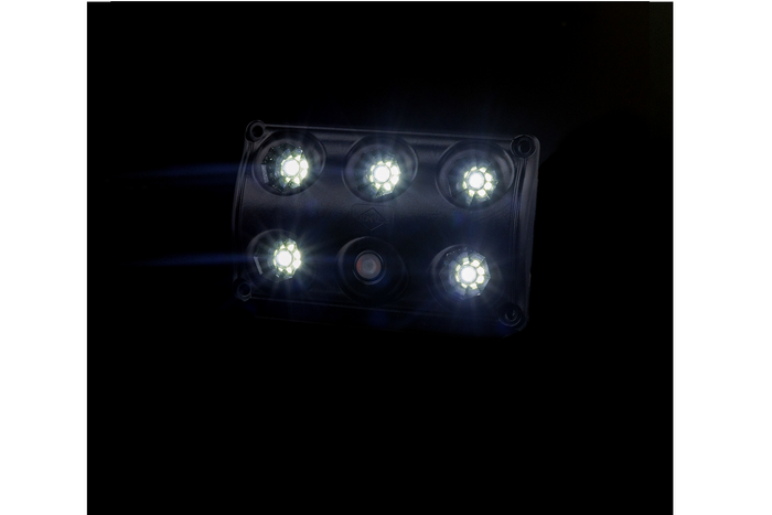 Lampada interna per auto a LED HORPOL LWD2153/CZ da 900 lm, nera, con interruttore.