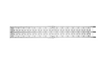 UNITRAILER ALR003 rampa pieghevole in alluminio per rimorchio 221 cm 340 kg con cinghia e supporto