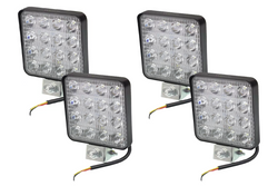 Set di quattro lampade da lavoro a LED con riflettore HERMON EL042 16xLED 3840lm