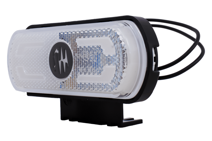 WAŚ W240 1600 LED luce di posizione universale bianca con supporto