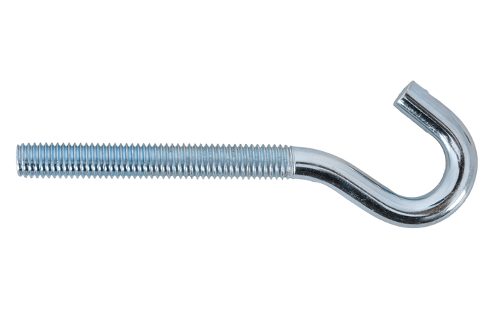Gancio da cantiere DROMET HZ M8x100 con estremità aperta (piegata)