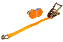Cinghia di trasporto arancione UNITRAILER 6m/25mm/1t con tendicinghia