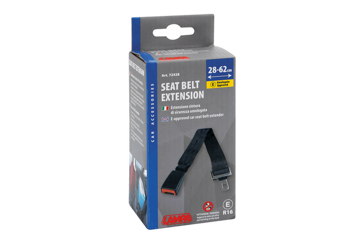 Estensione cintura di sicurezza omologata LAMP R16 28-62 cm
