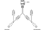 Set luci: luci posteriori a LED FRISTOM + luci di posizione laterali a LED HORPOL + cablaggio MANTES 5,5m 13 PIN