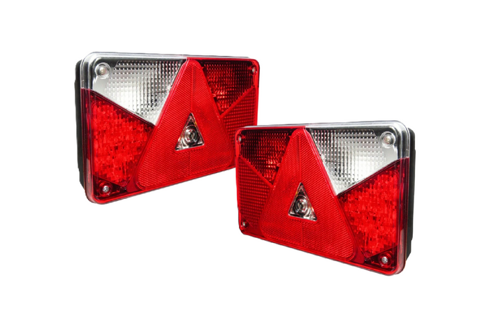 Luci posteriori ASPÖCK MULTIPOINT III con attacco a baionetta 8PIN e 7 funzioni (sinistra + destra)