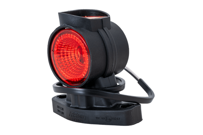 Luce di posizione destra a LED FRISTOM FT-140A su braccio in gomma