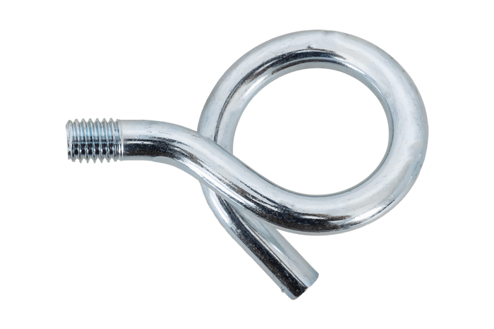 Gancio da cantiere DROMET HOH M10x80 con estremità oscillante